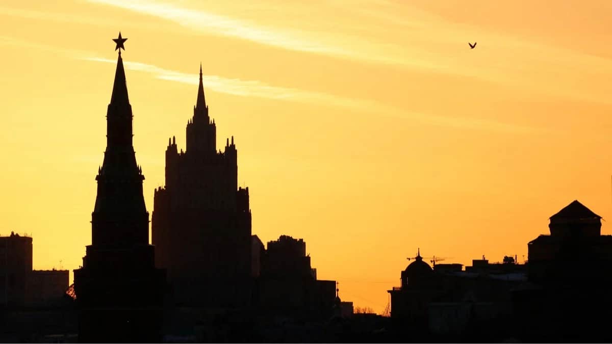 Вид на Кремль и здание МИД России, Москва, 10 марта 2026 года. Фото: Анастасия Барашкова / Reuters / Scanpix / LETA