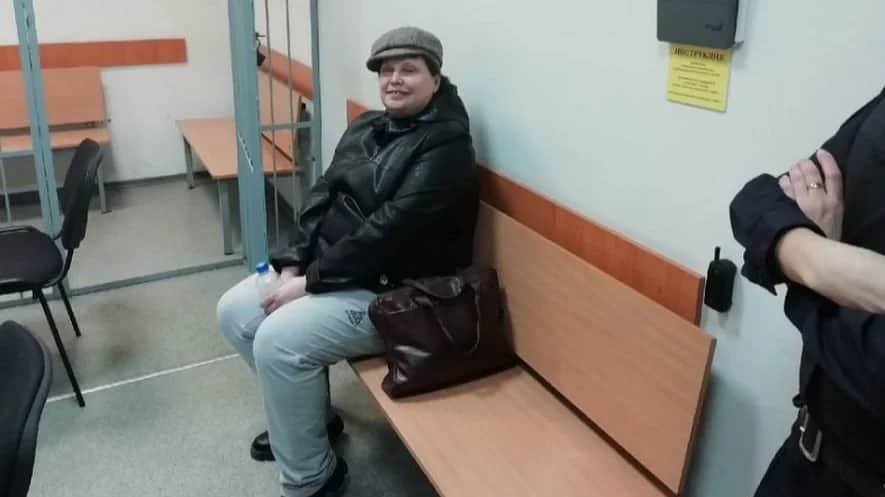 Ирина Быстрова в зале суда