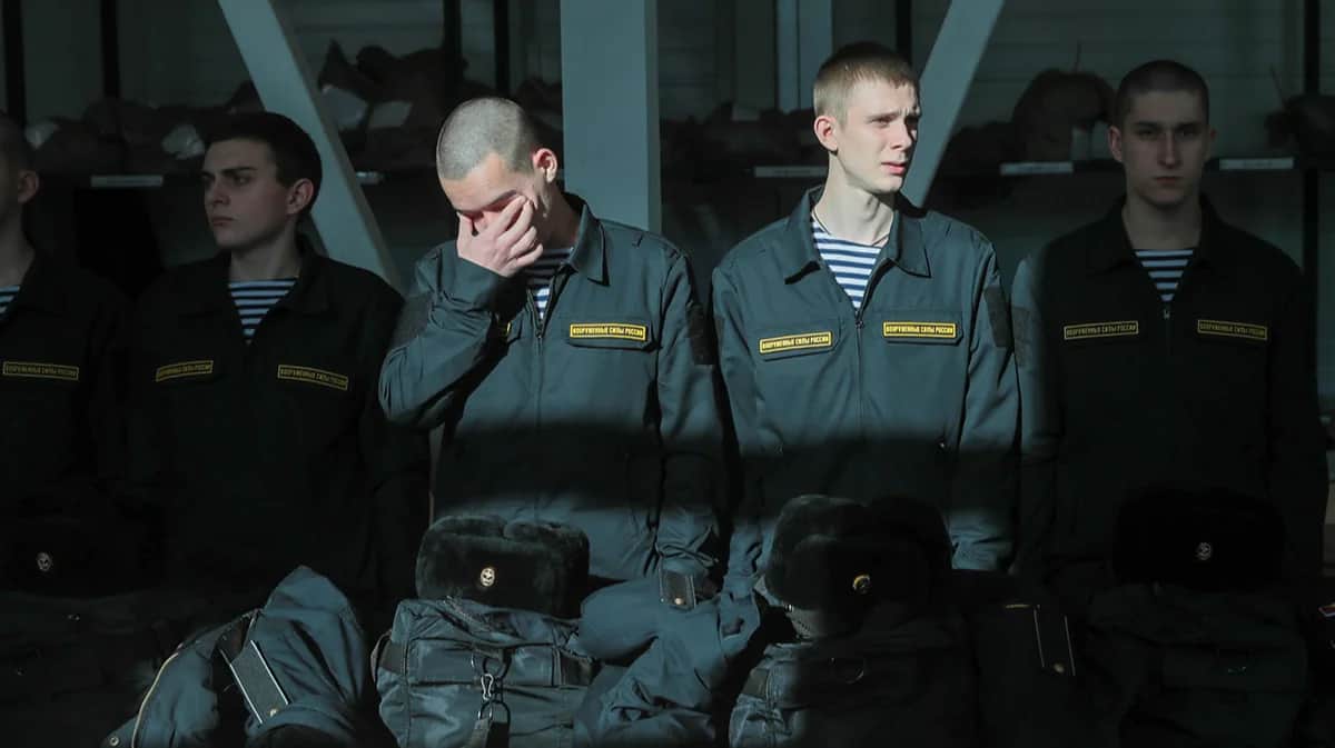 Военнообязанные осенней призывной кампании Московского военного округа, 25 октября 2024 года. Фото: Василий Кузьмичёнок / Агентство «Москва»