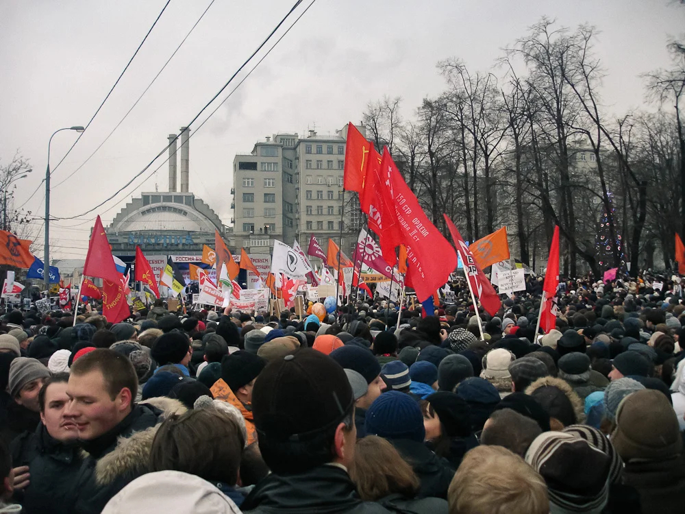 Митинг на Болотной площади в Москве, 2011 год. Фото: <a href="https://commons.wikimedia.org/w/index.php?curid=17638146">Wikimedia Commons</a>, CC BY-SA 3.0