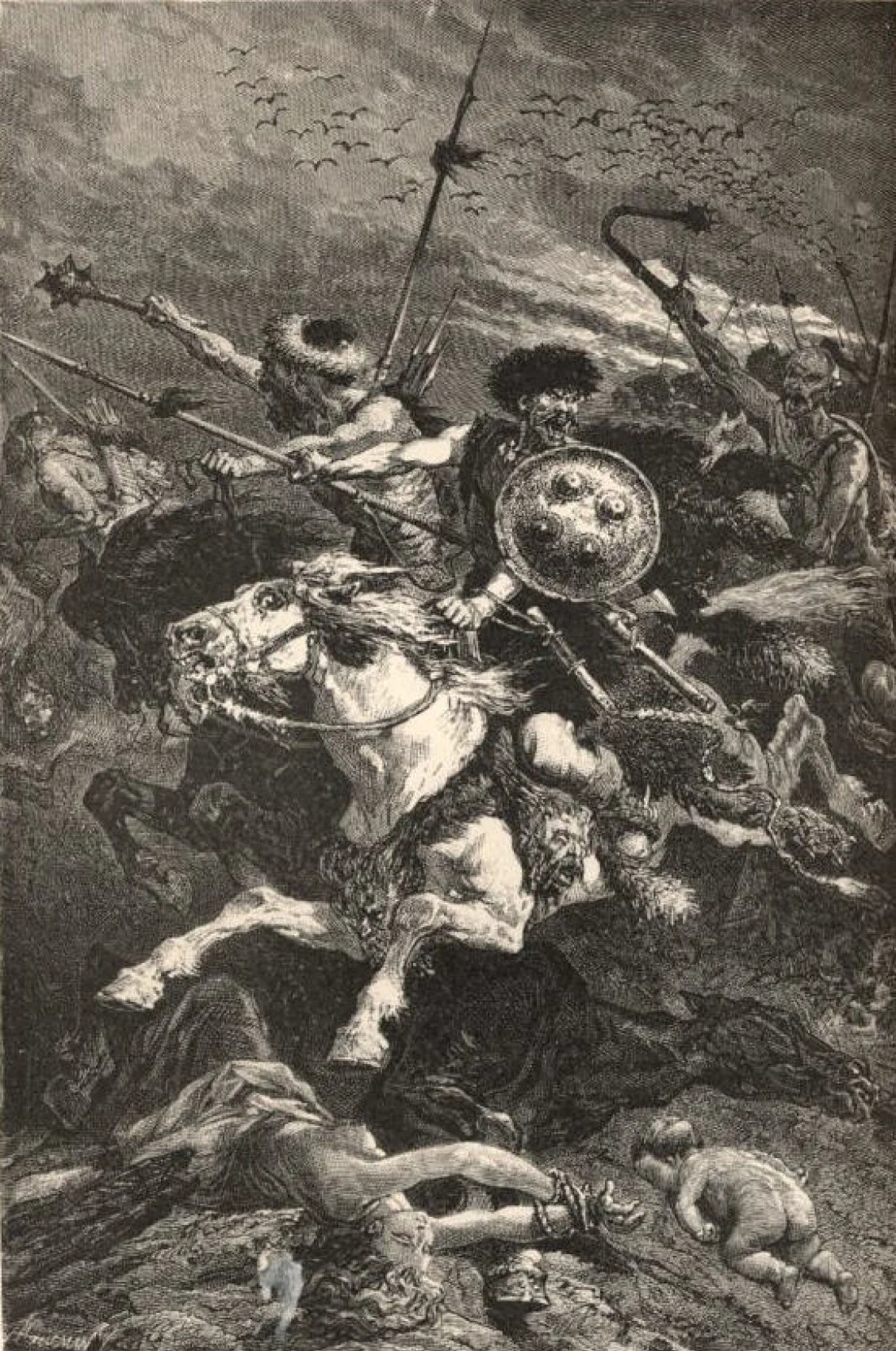 Варвары Гунны. Фото: <a href="https://commons.wikimedia.org/w/index.php?curid=2577387">Wikimedia Commons</a>