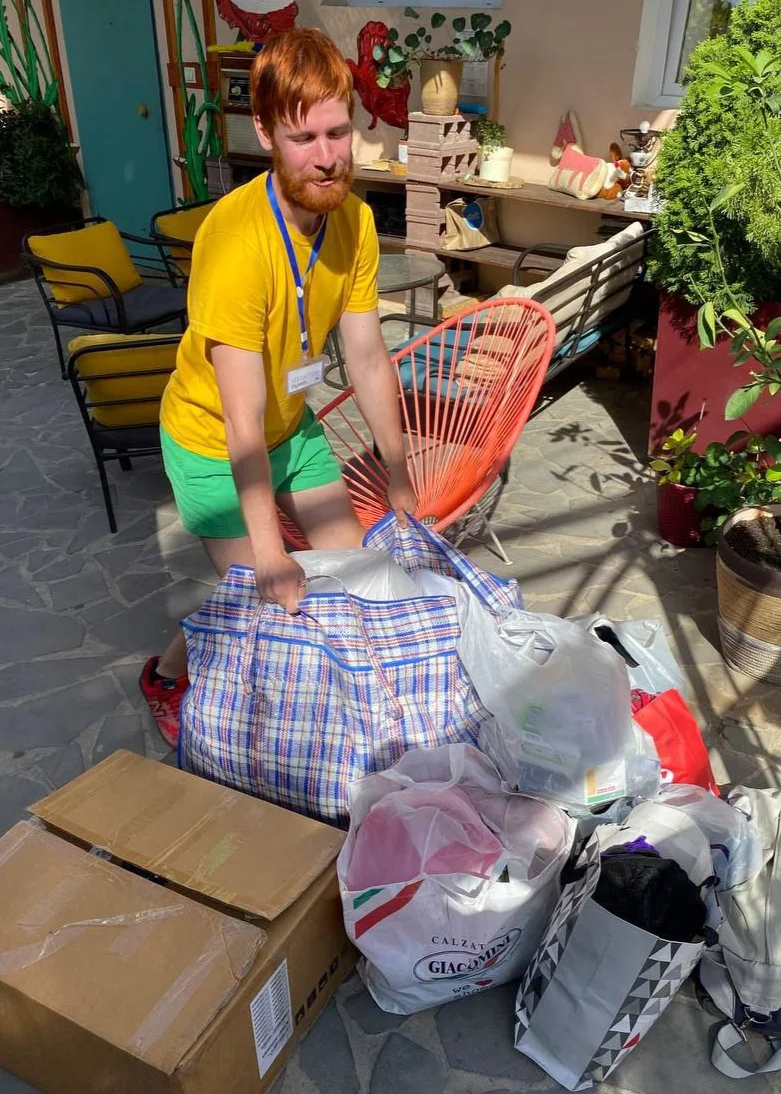 Волонтер организации организации Volunteers TBILISI. Фото: Telegram