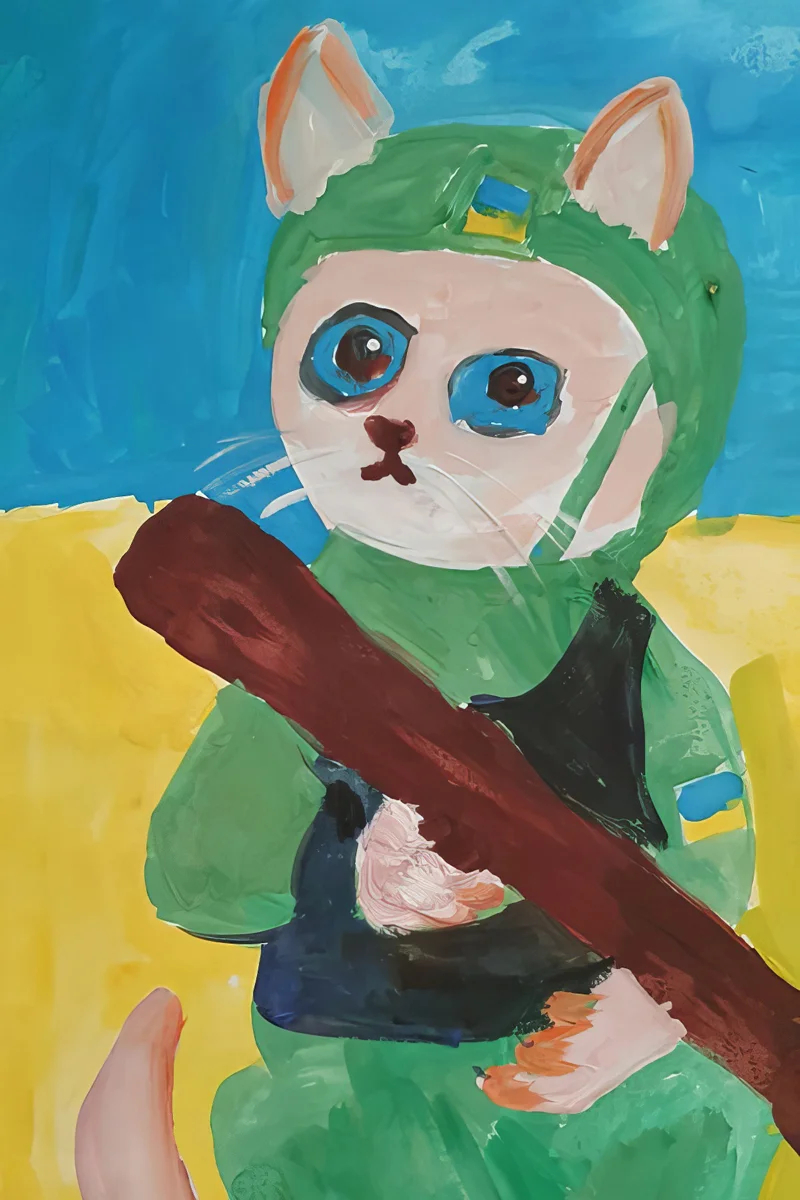 Подаренный Йенсу рисунок. Автор: Андрей, 7 лет