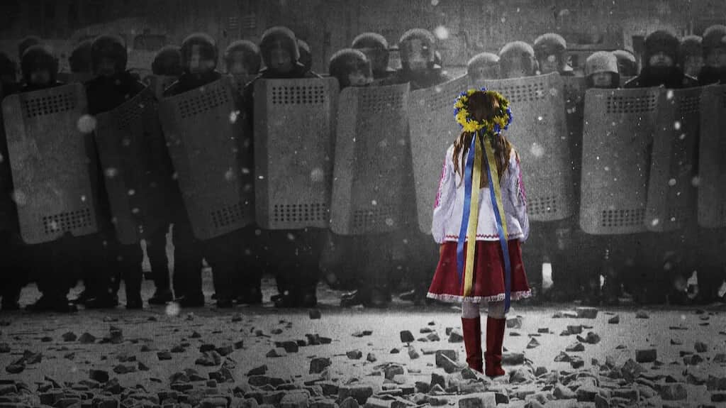Афиша фильма «Зима в огне: борьба Украины за свободу». Источник: kinopoisk.ru