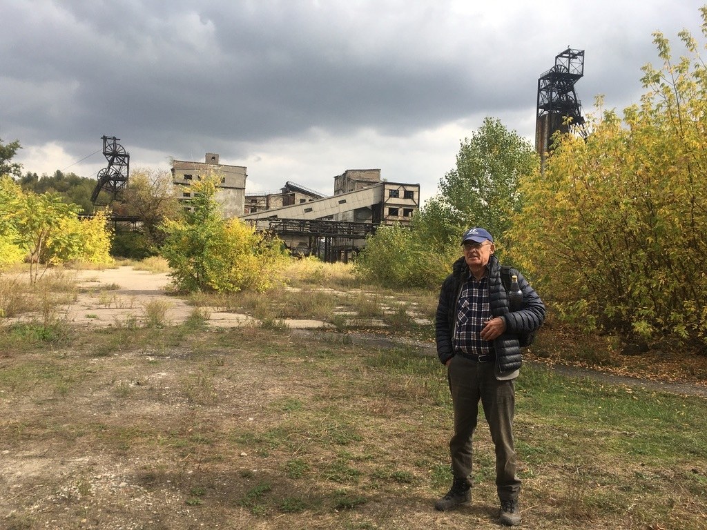Физик Владимир Ващенко на шахте в городе Торецк, Украина, сентябрь 2021 года, фото Дмитрия Дурнева