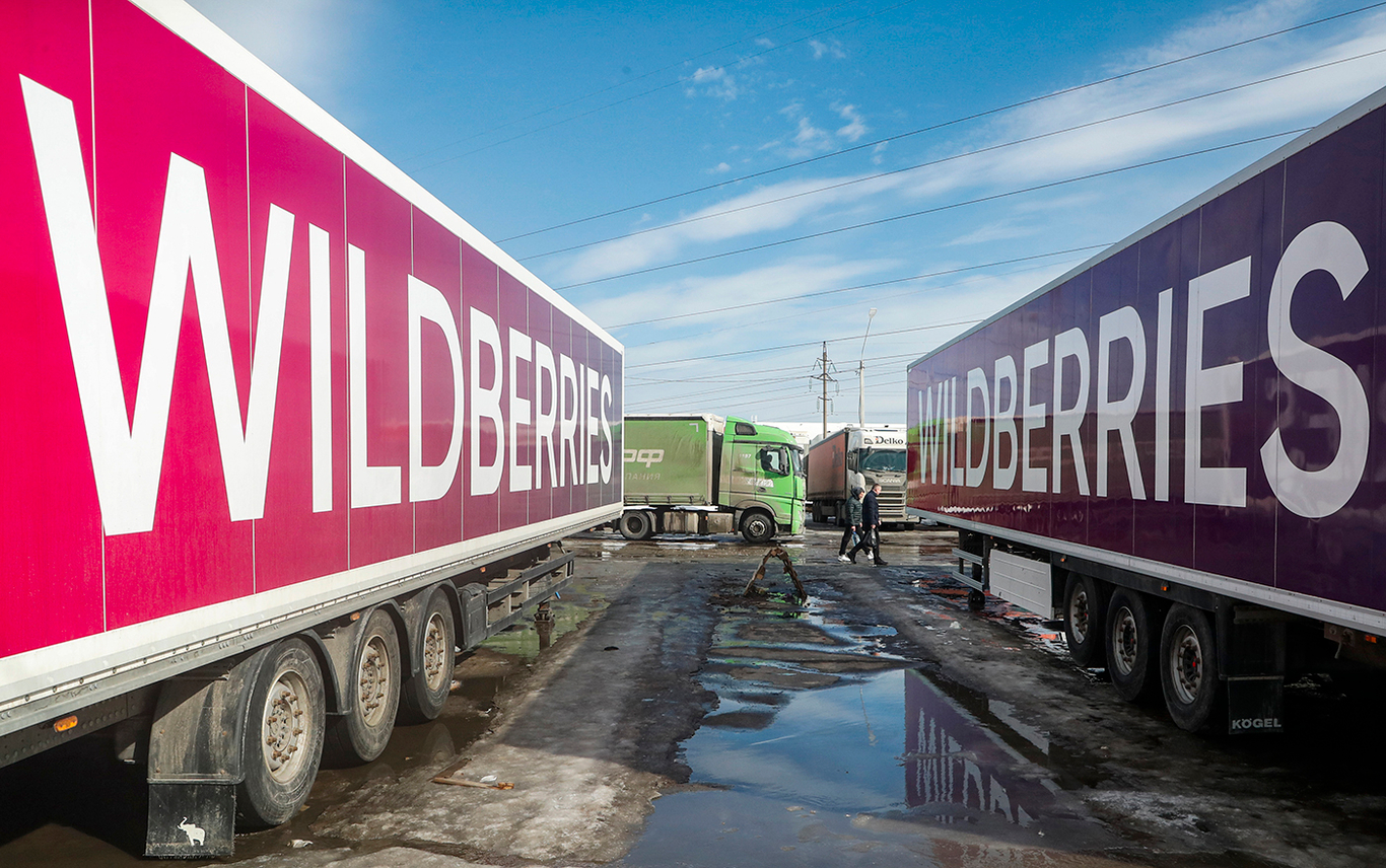 Cклад компании Wildberries в деревне Коледино, недалеко от Подольска, Московская область, Россия, 15 марта 2023 года. Фото: Максим Шипенков / EPA