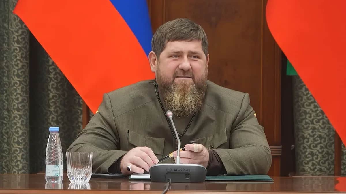 Ramzan Kadyrov at a meeting with Chechen law enforcement officers, 30 December 2023. Photo: Kadyrov_95 / Telegram