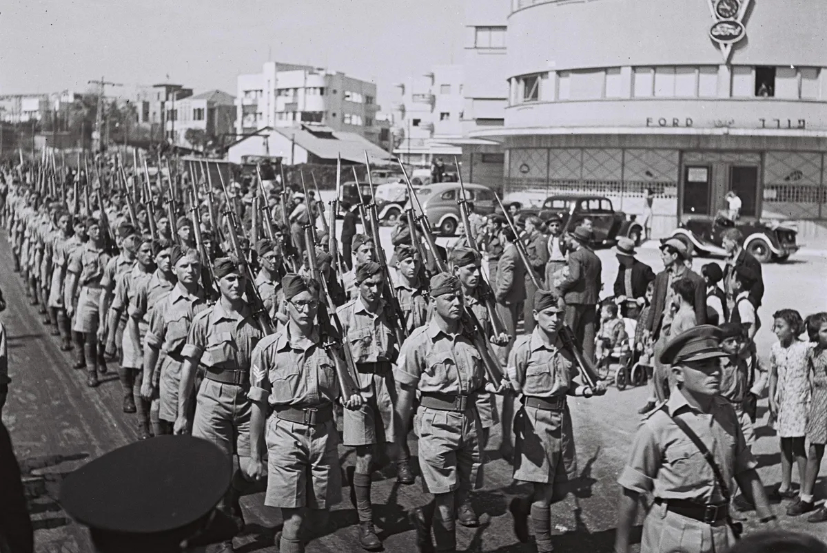 Еврейские солдаты в британской армии, 1942 год. Фото: National Photo Collection of Israel