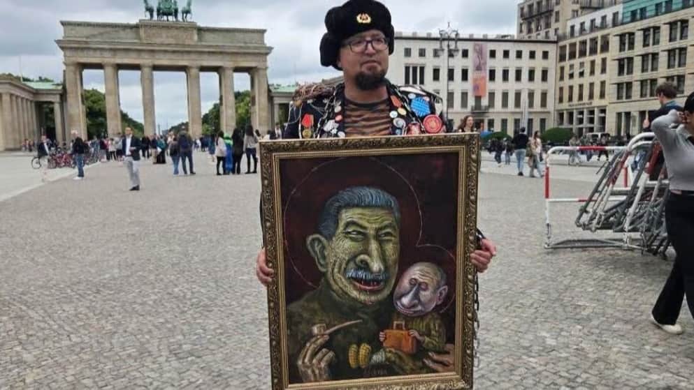 Semyon Skrepetsky in Berlin. Photo: EPA