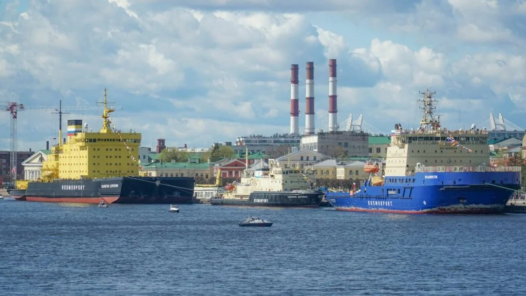 Russia’s Baltic ports continue to burn 48 hours after Ukrainian drone strikes