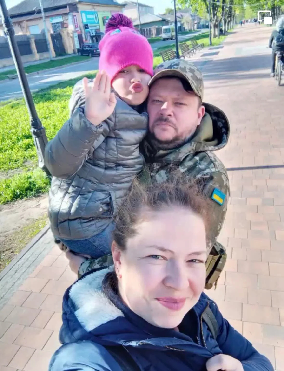 Семья Голинских. Фото: Facebook / Kateryna Farafonova