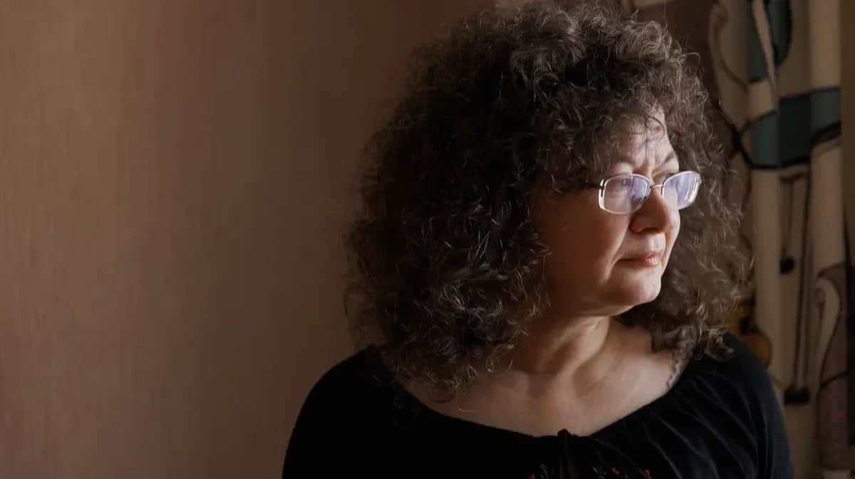 Olga Nazarenko in January. Photo: Yelena Georgieva, Novaya Gazeta Europe