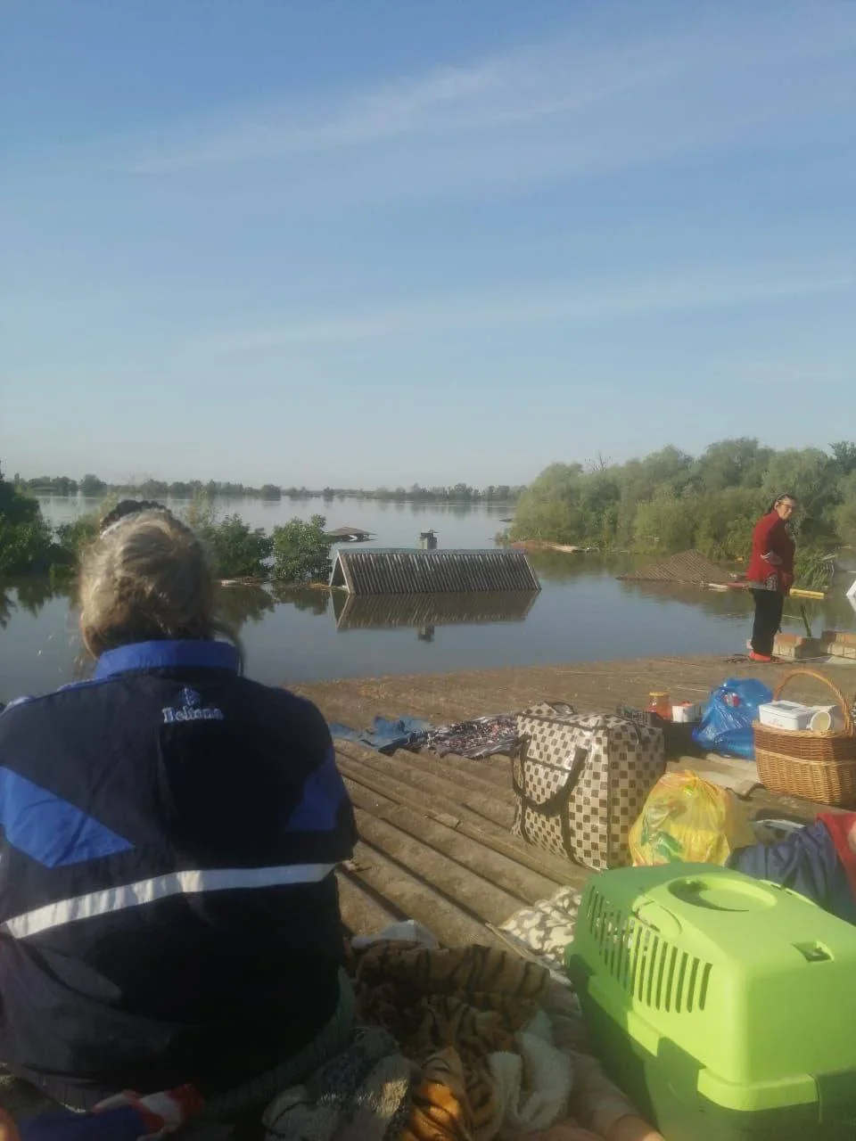 Residents of Oleshky. Photo courtesy of local residents