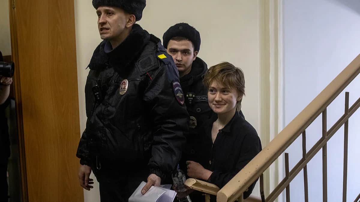 Дарья Козырева в суде. Фото: Дмитрий Цыганов