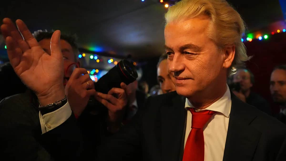 Герт Вилдерс, 22 ноября 2023 г. в Схевенингене, Нидерланды. Фото: Carl Court / Getty Images
