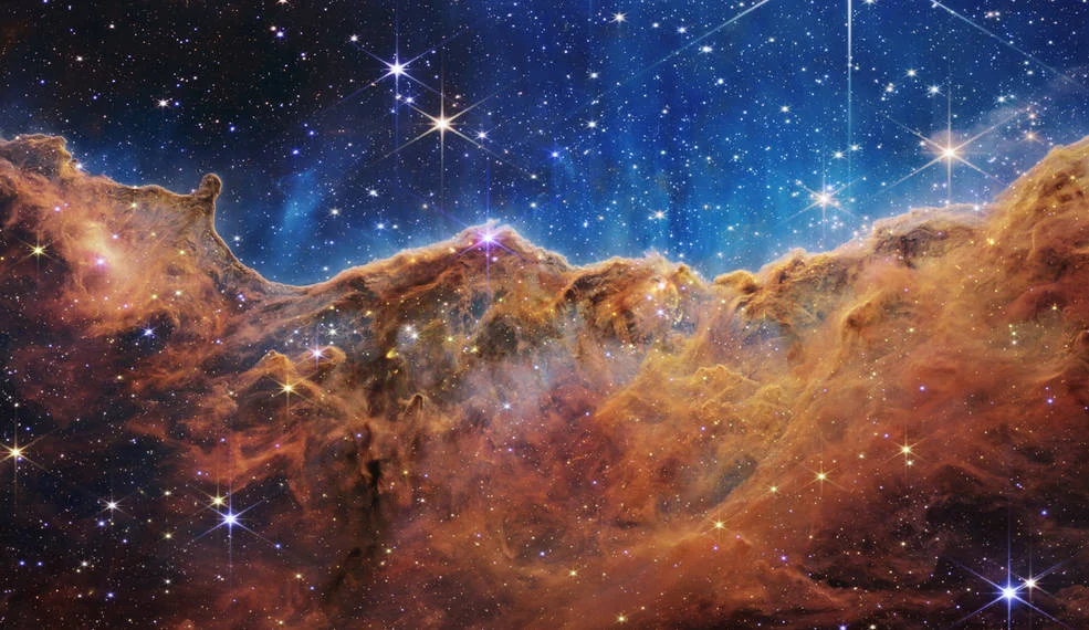 Молодая область звездообразования. Фото: NASA, ESA, CSA and STScI