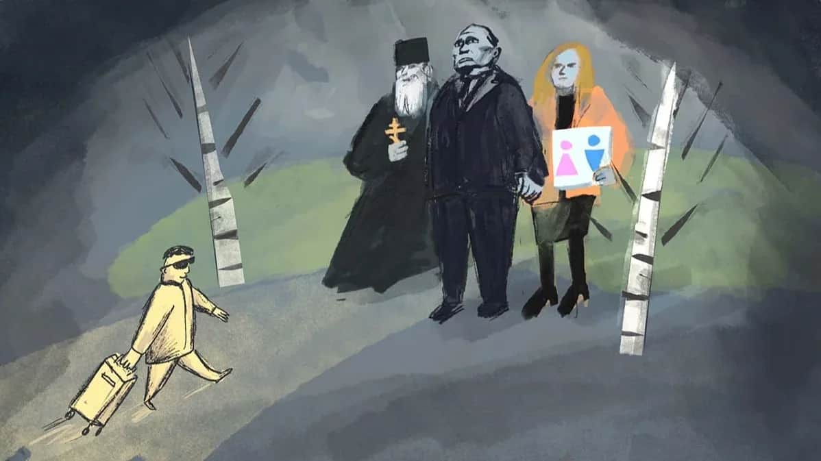 Illustration: Yulia Krasnikova / Novaya Gazeta Europe