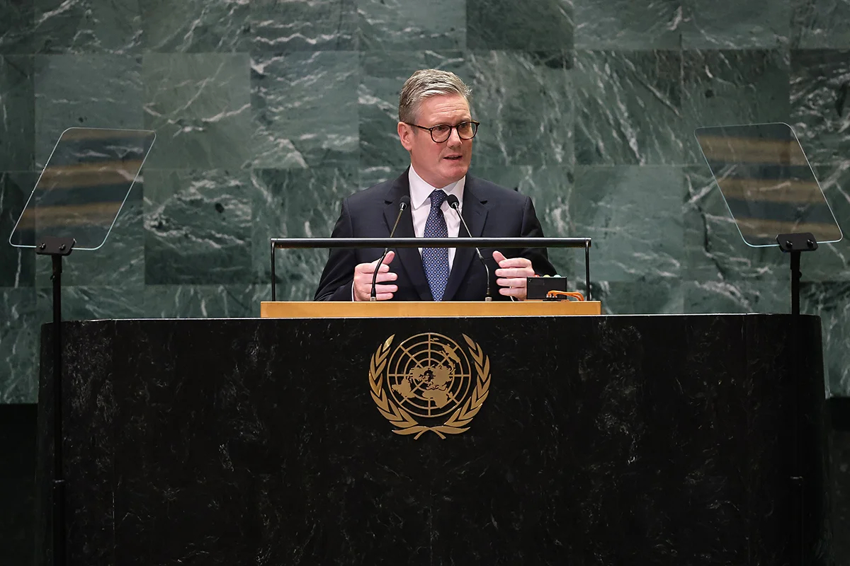Премьер-министр Великобритании Кир Стармер, Нью-Йорк, США, 26 сентября 2024. Фото: Stephani Spindel / EPA-EFE