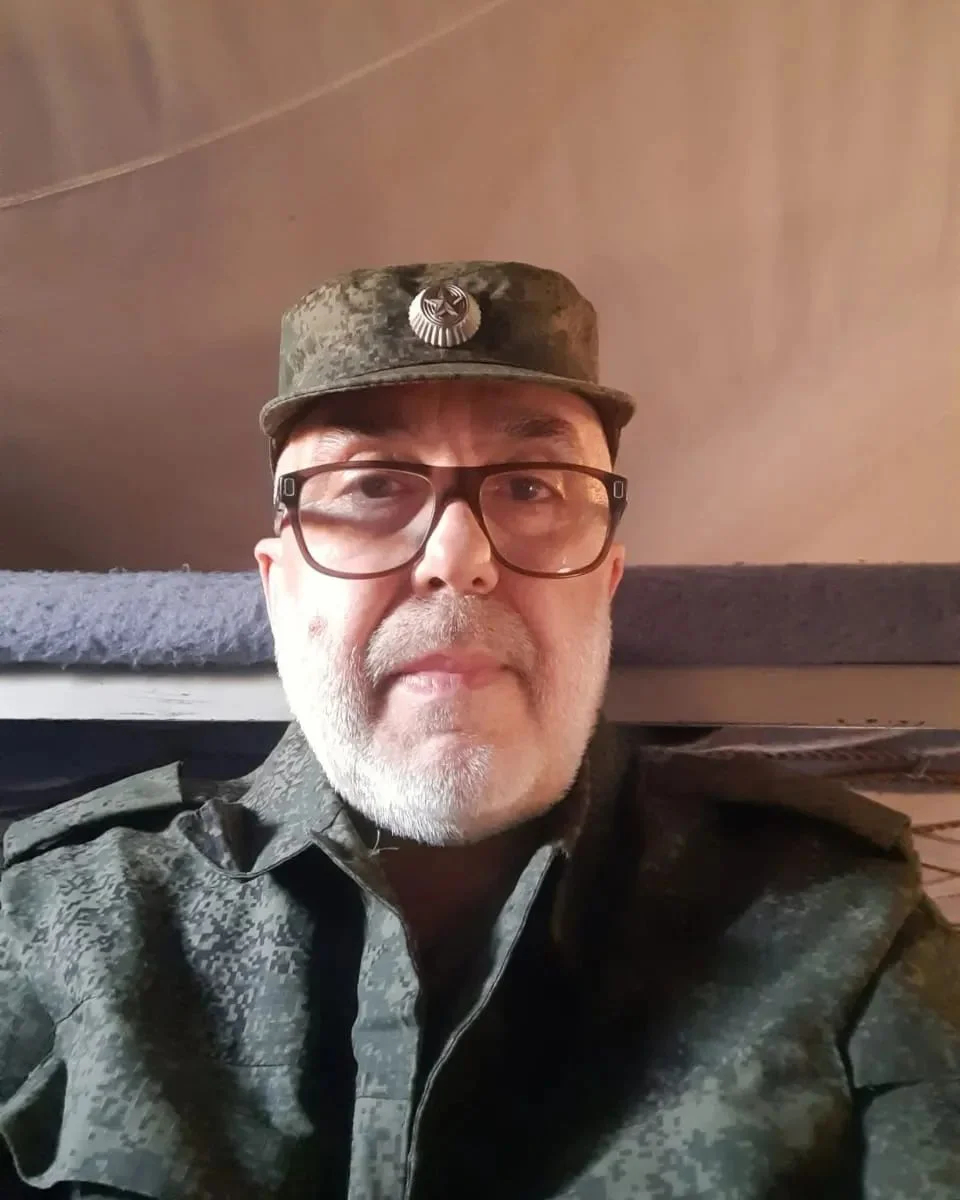 Виктор Дьячок после мобилизации. Фото дочери