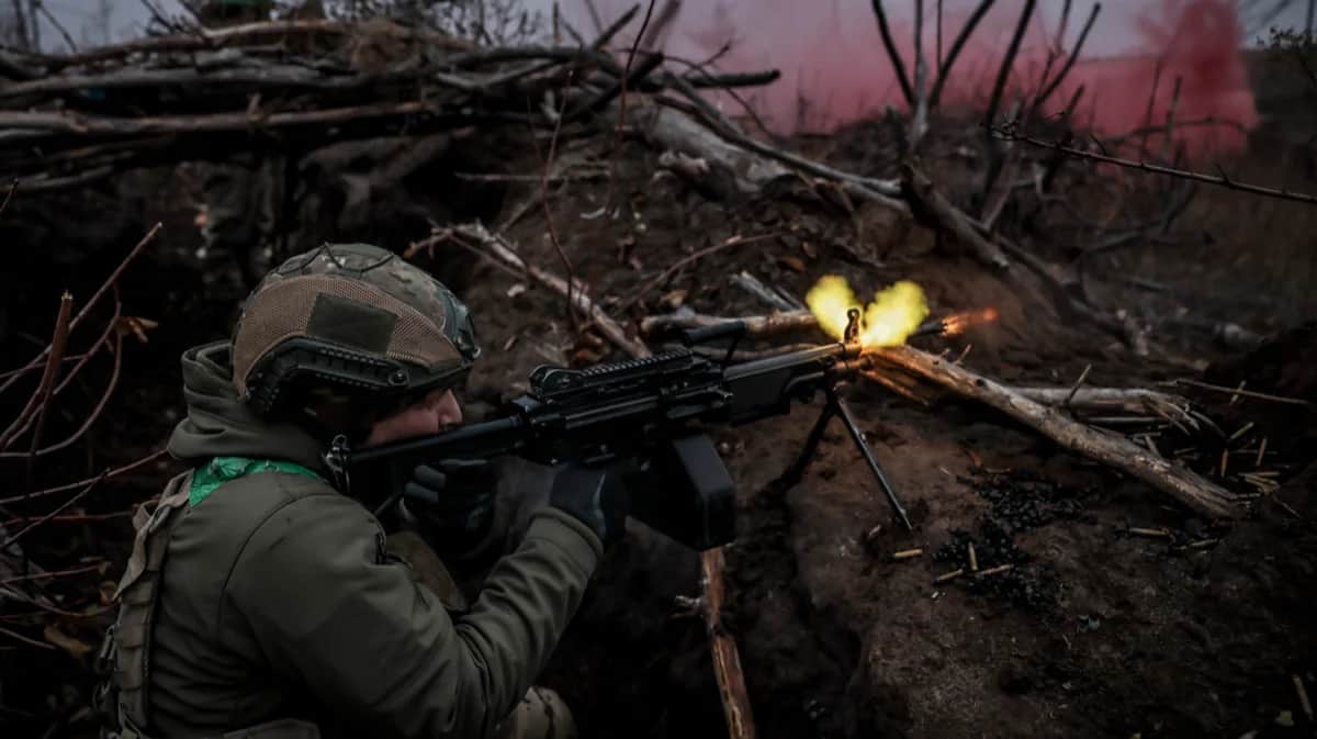 Украинский военнослужащий во время учений в Донецкой области, Украина, 1 декабря 2024 года. Фото: 24-я отдельная механизированная бригада / EPA / Scanpix / LETA