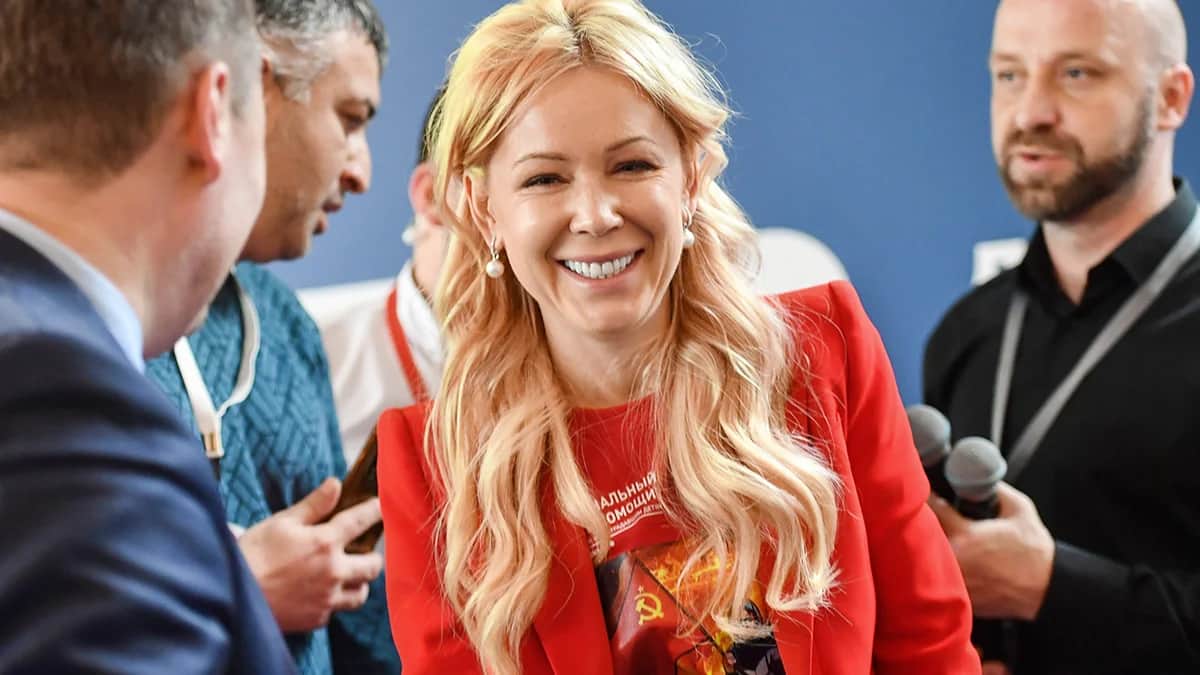 Екатерина Мизулина на Российском интернет-форуме, 18 мая 2022 года. Фото: Ирина Бужор / Коммерсантъ / Sipa USA / Vida Press