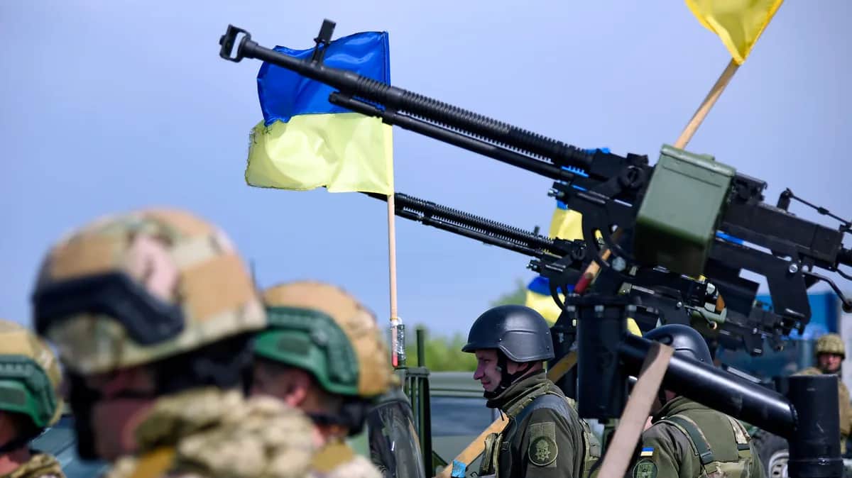 Mobile air defence teams in the Kyiv region. Photo: Kaniuka Ruslan / Ukrinform / Future Publishing / Getty Images