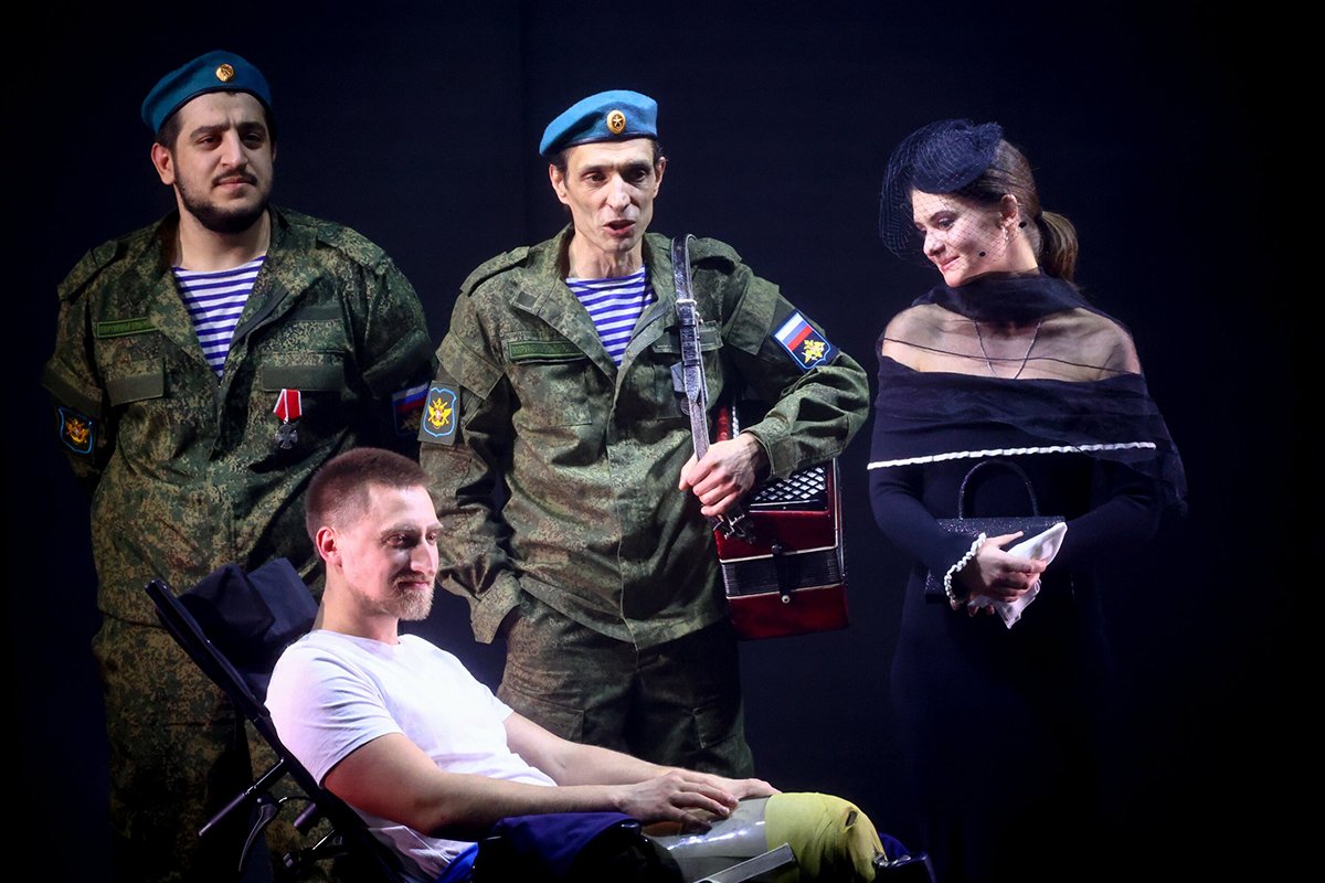 Показ спектакля Эдуарда Боякова «Хорошие фото» перед премьерой на сцене Нового театра. Фото: Ярослав Чингаев / Агентство Москва