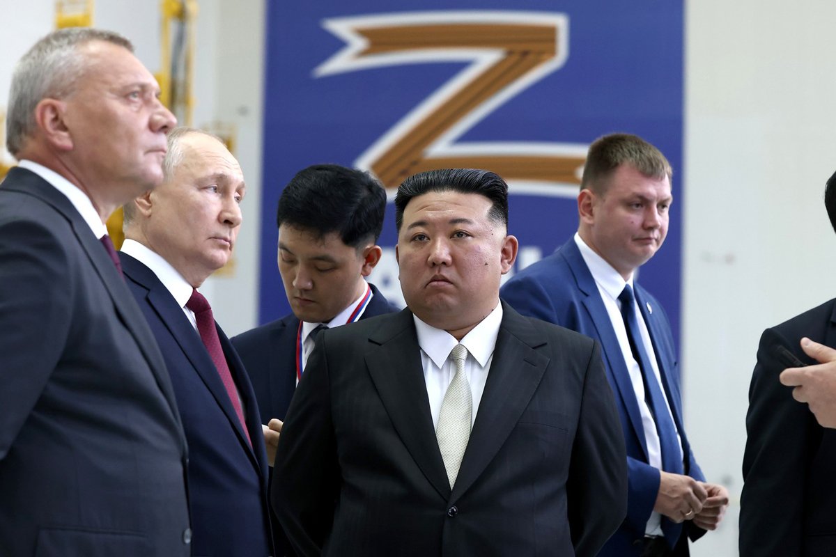 Ким Чен Ын на космодроме «Восточный», 13 сентября 2024 года. Фото: Артём Геодакян / ТАСС / Kremlin