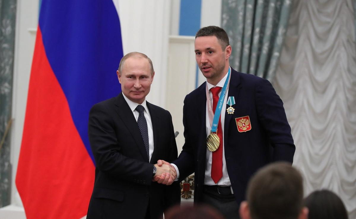Вдадимир Путин и Илья Ковальчук. Фото: Президент России