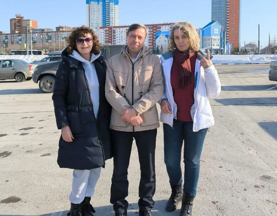 Artyom Fayzulin, Irina Fayzulina, Yelena Guseva. Photo: Perm36.6
