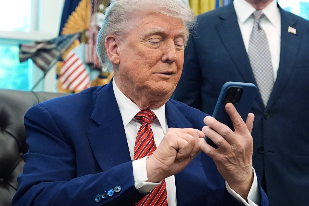 Дональд Трамп в Овальном кабинете Белого дома, Вашингтон, округ Колумбия, США, 23 мая 2025 года. Фото: Evan Vucci / AP Photo / Scanpix / LETA