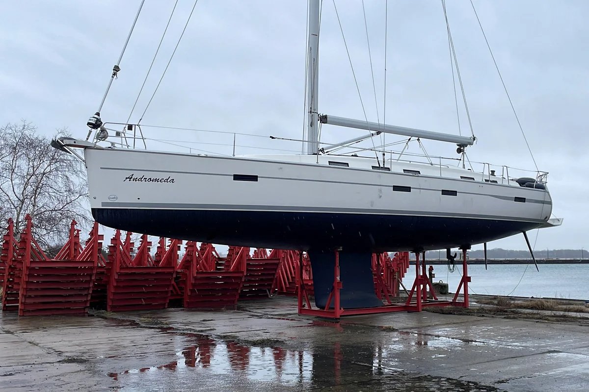 The Andromeda yacht. Photo: Oliver Denzer / Reuters / Scanpix / LETA