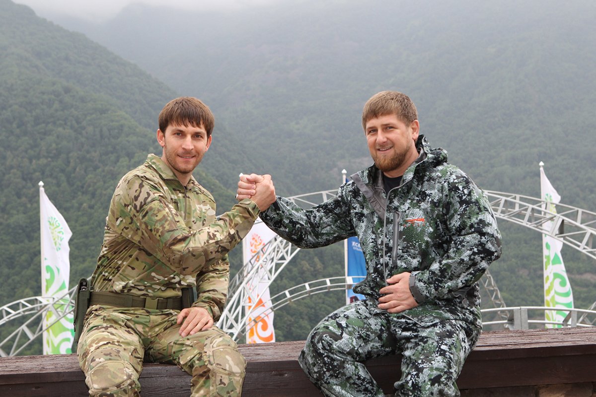 Абубакар Эдельгериев и Рамзан Кадыров. Фото: chechnya.gov.ru