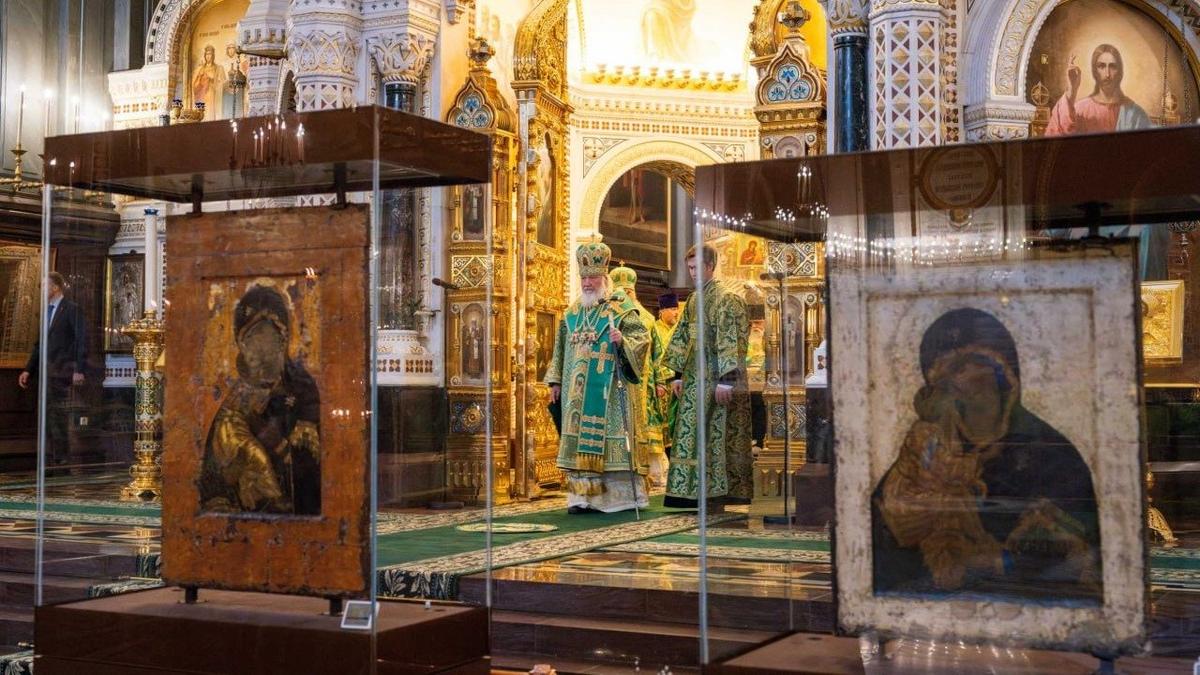 Патриарх подтвердил, что Третьяковка передала РПЦ иконы Богоматери по личному решению Путина