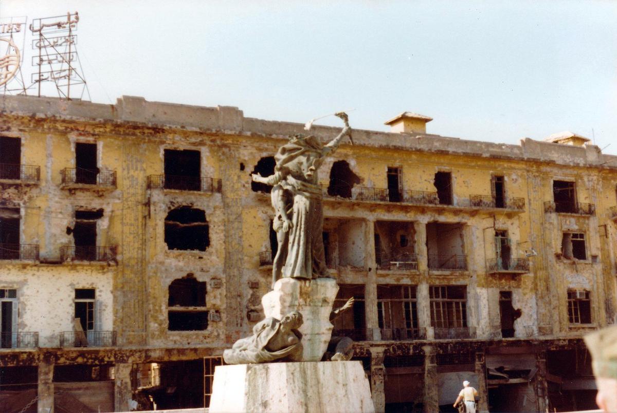 Площадь Мучеников в Бейруте, 1982 год. Фото: Wikimedia Commons / James Case / CC BY 2.0