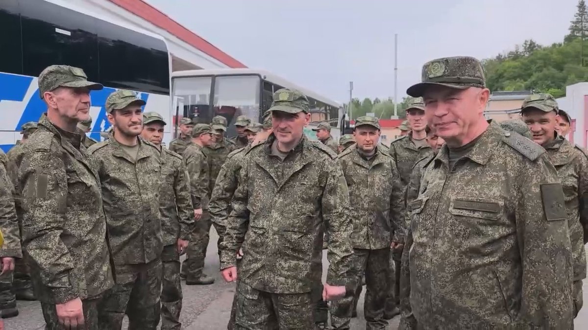 Российские военные после обмена, 25 мая 2025 года. Фото: Минобороны РФ / Telegram