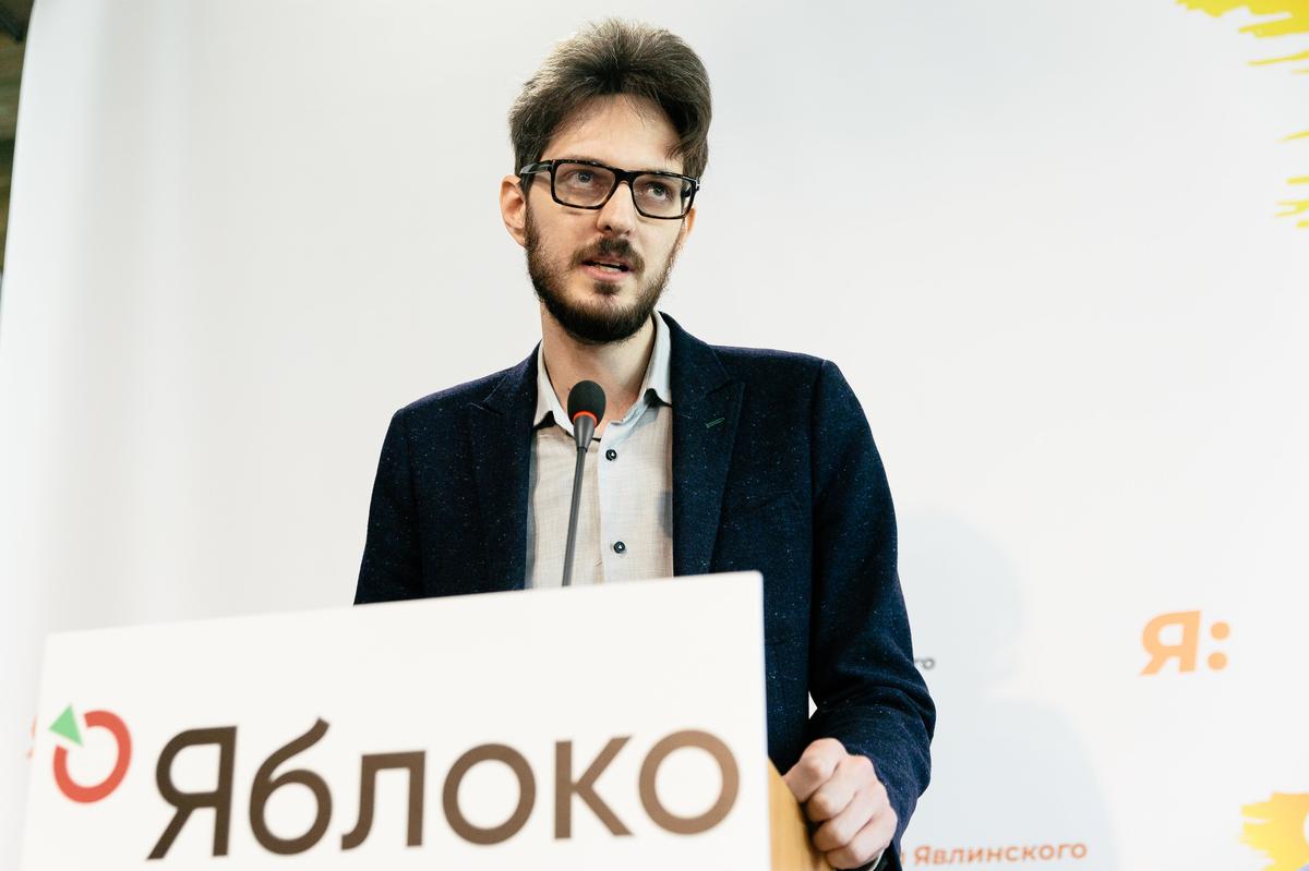 Максим Кац в 2018 году. Фото: Партия «Яблоко»