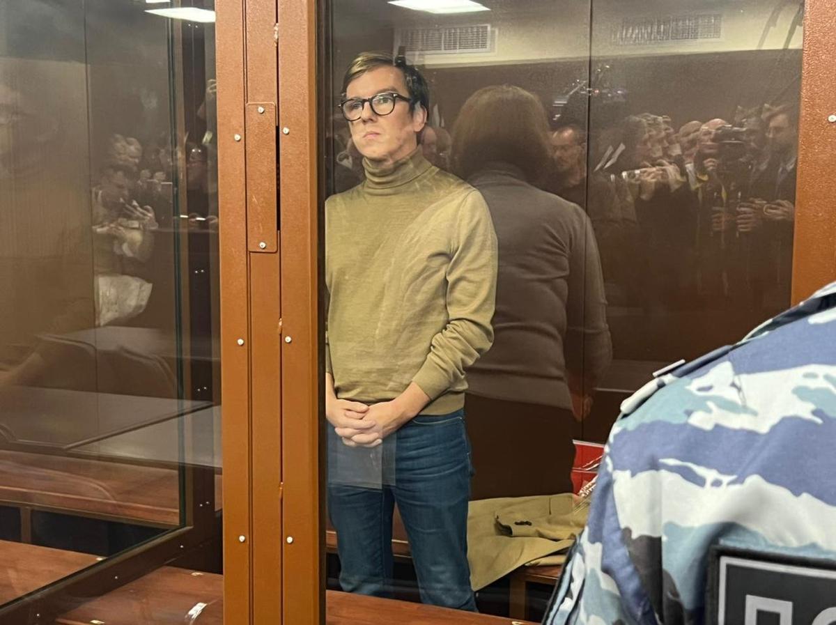 Кирилл Суханов во время заседания суда. Фото: Telegram
