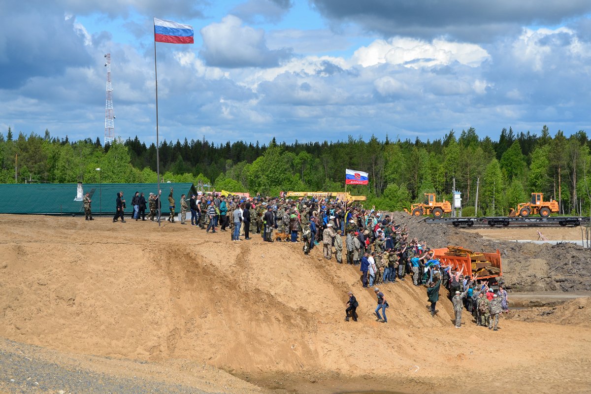 Акция протеста на Шиесе, июнь 2019 года. Фото: «7х7»