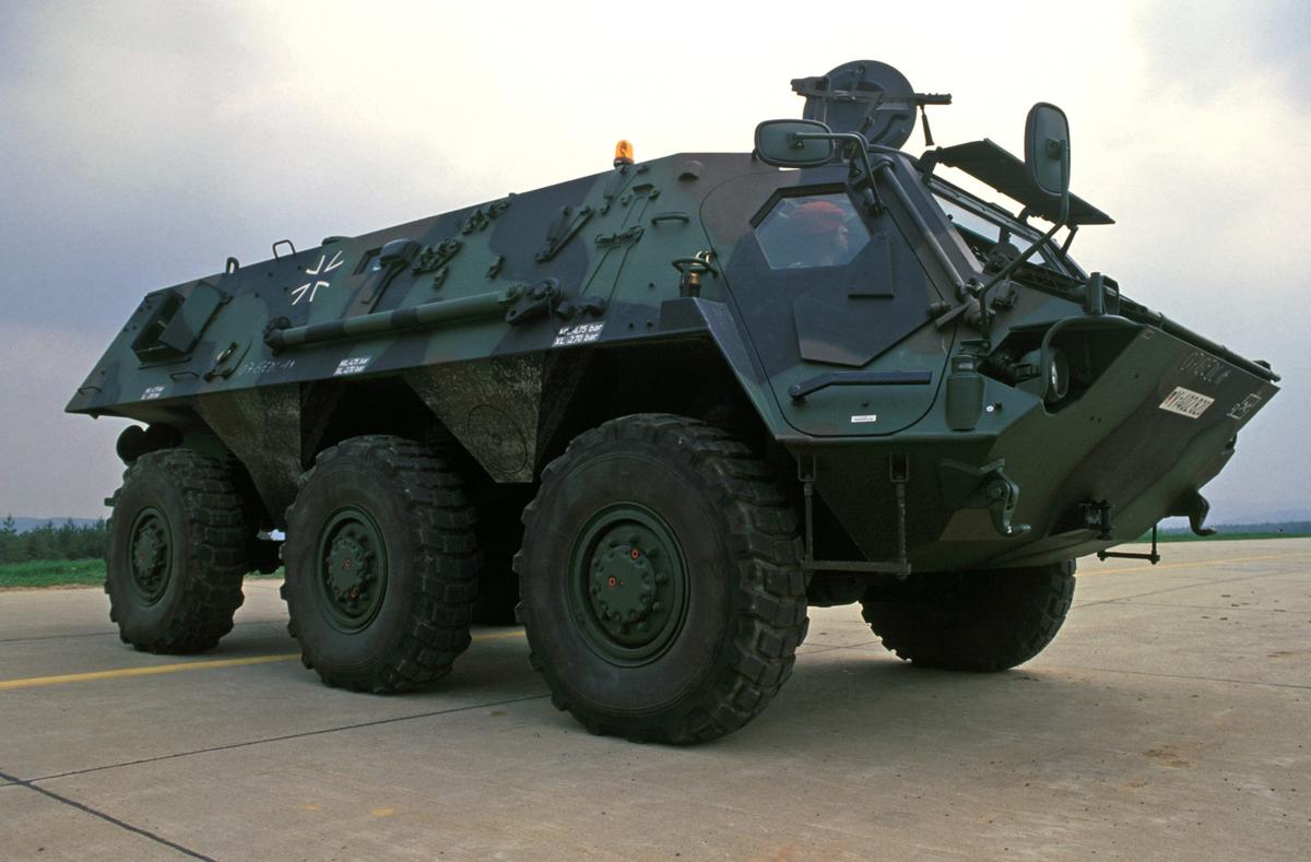 Немецкий бронетранспортёр Фукс. Фото: Wikimeda Commons , Released to Public by US Department of Defence