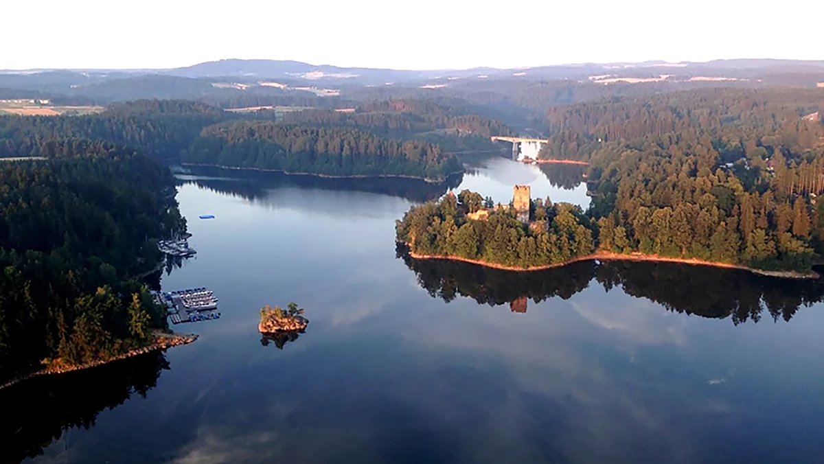 Водохранилище Оттенштайн на реке Камп, Австрия. Фото: waldviertel.at