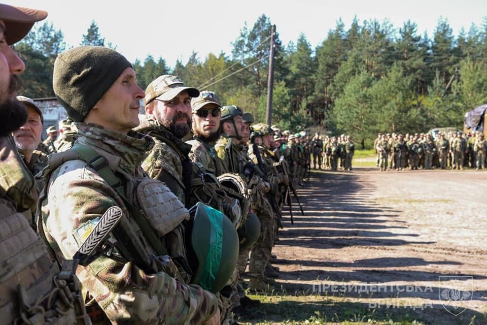 Военнослужащие президентской бригады, 2022 год. Фото: Отдельная президентская бригада имени гетмана Богдана Хмельницкого / Facebook