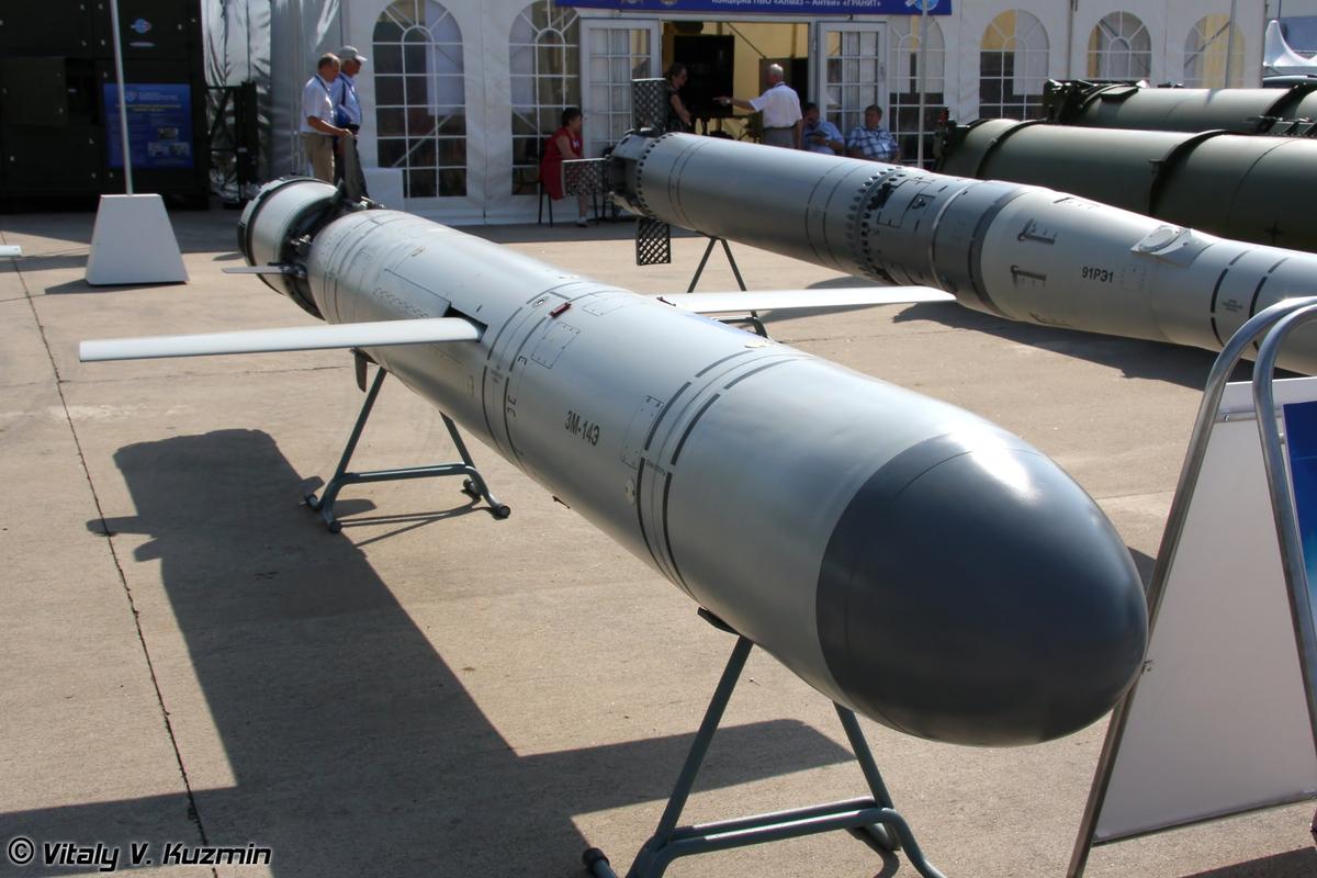 Ракета 3М-14Э для вооружения подводных лодок, предназначена для уничтожения наземных целей. Фото: Wikimedia Commons , CC BY-SA 4.0