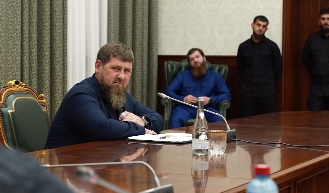 Кадыров на совещании. Фото: телеграм-канал Кадырова